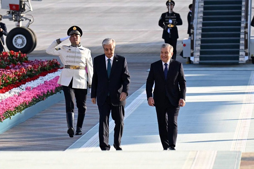 Состоялась встреча Президентов Узбекистана и Казахстана