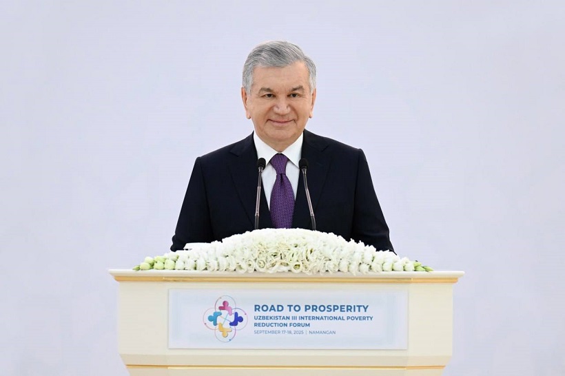 Выступление Президента Республики Узбекистан Шавката Мирзиёева на открытии III международного форума «От бедности к процветанию»