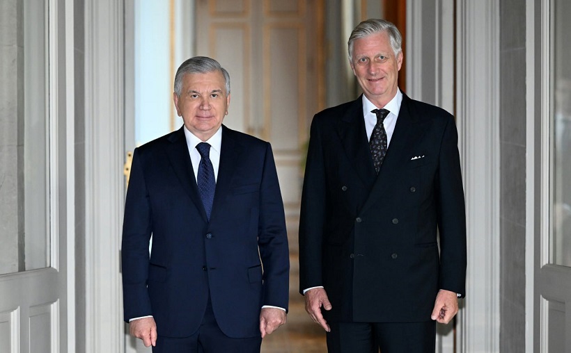 Президент Узбекистана встретился с Королём бельгийцев