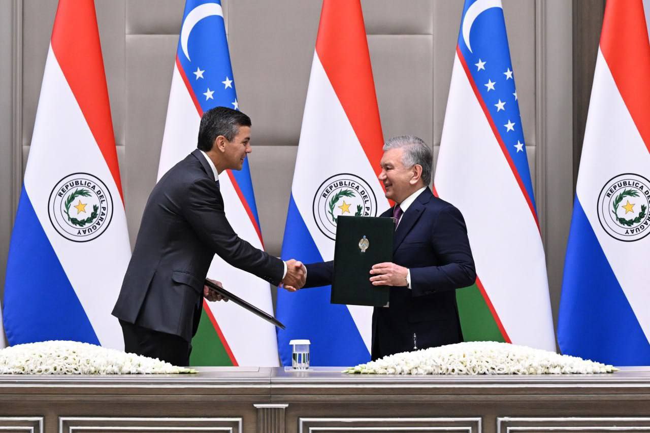 Президенты Узбекистана и Парагвая подписали Совместное заявление