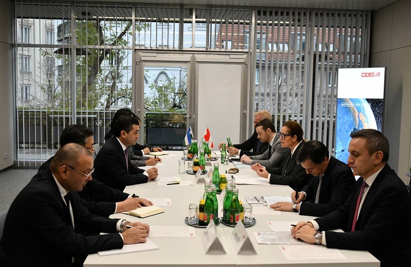 Министр иностранных дел Узбекистан провел встречу с главой Федеральной палаты экономики Австрии