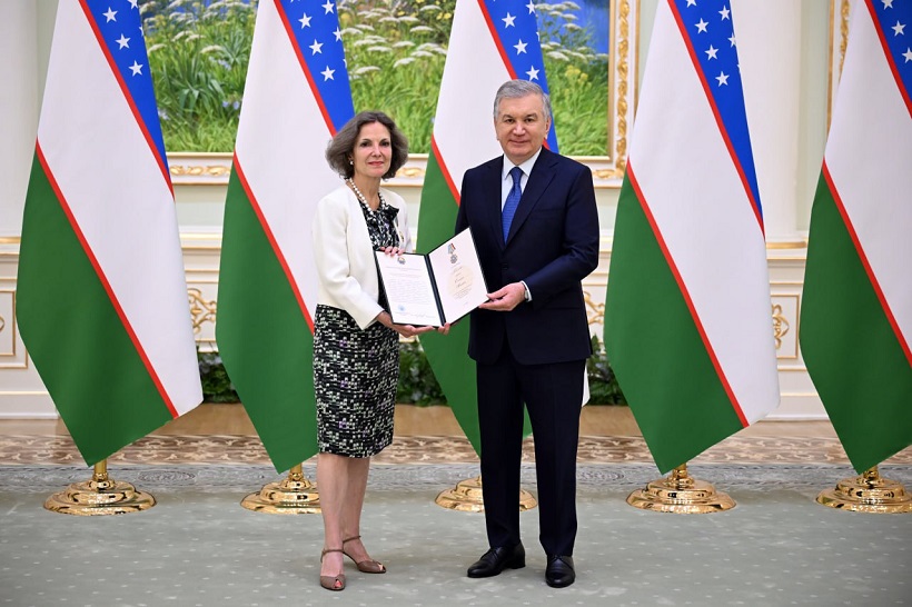 Президент Республики Узбекистан принял посла Франции