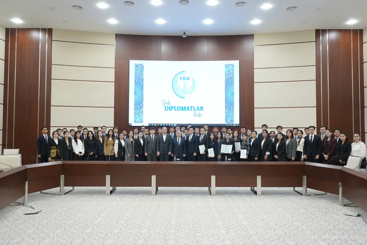 В Министерстве иностранных дел состоялось заседание “Клуба молодых дипломатов Узбекистана”