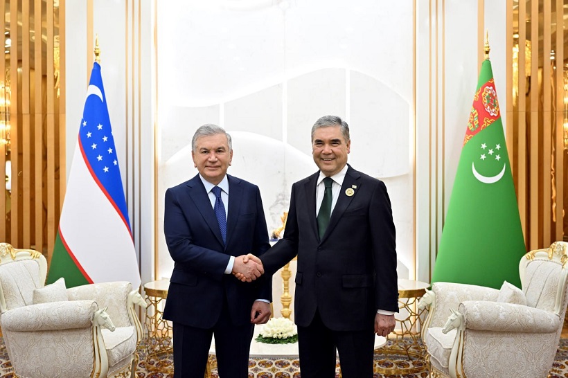 Лидеры Узбекистана и Туркменистана обсудили актуальные вопросы двусторонней повестки