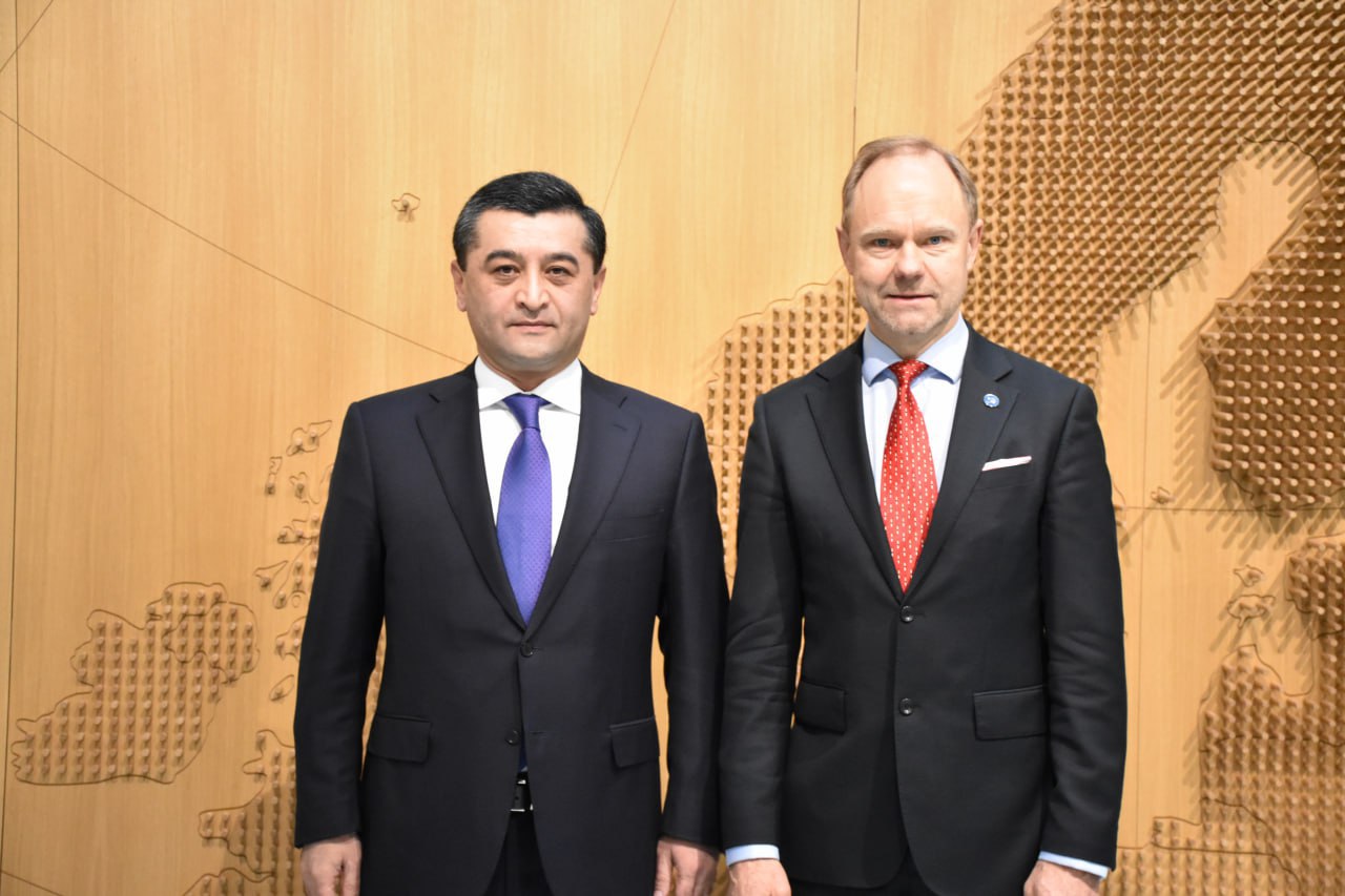 Министр иностранных дел Узбекистан встретился в Хельсинки с президентом и главным исполнительным директором Северного инвестиционного банка