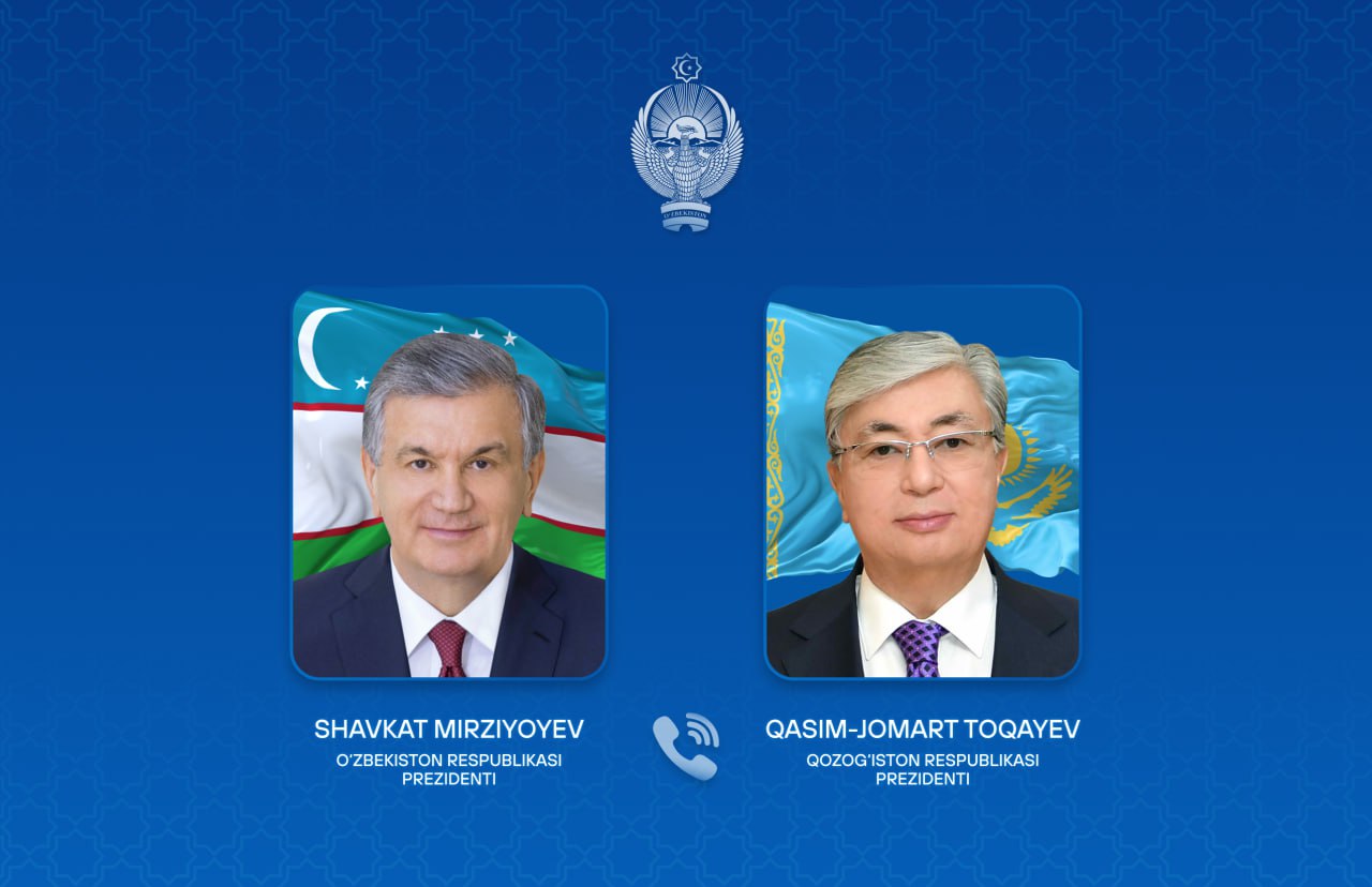 Leaders of Uzbekistan and Kazakhstan hold telephone conversation