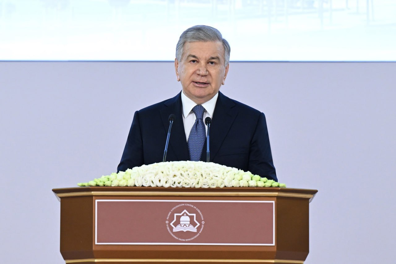 Выступление Президента Республики Узбекистан Шавката Мирзиёева на церемонии открытия Центра исламской цивилизации в Узбекистане