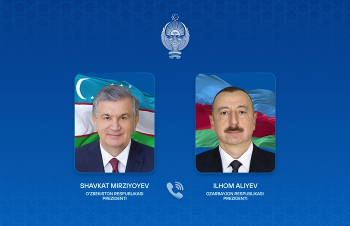    Leaders of Uzbekistan and Azerbaijan hold a telephone conversation