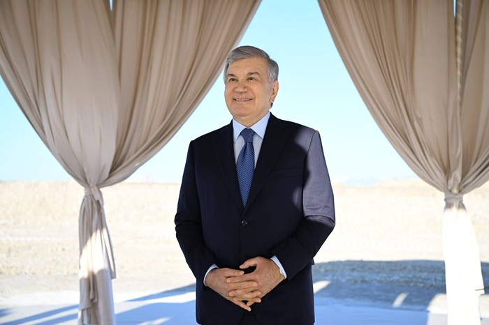 Президент ознакомился с проектом музыкального фонтана в Новом Ташкенте