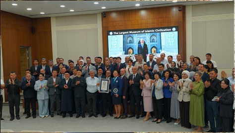 O‘zbekistondagi Islom sivilizatsiyasi markazi Ginnesning rekordlar kitobiga kiritildi