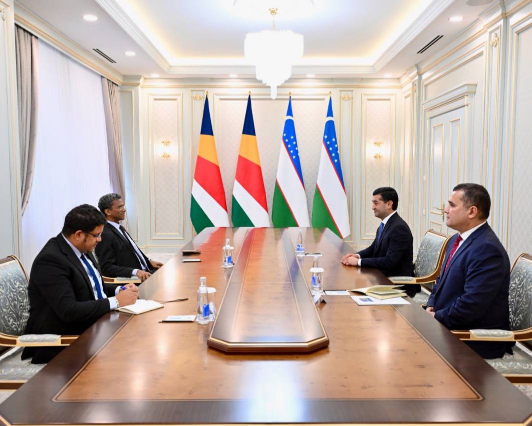 Foreign Minister of Uzbekistan met with Minister of Foreign Affairs and Diaspora of Seychelles