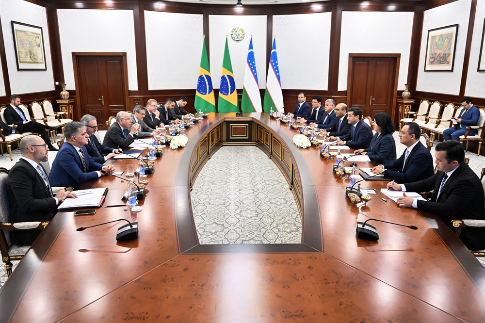 Foreign Minister of Uzbekistan met with  Minister of Foreign Affairs of Brazil