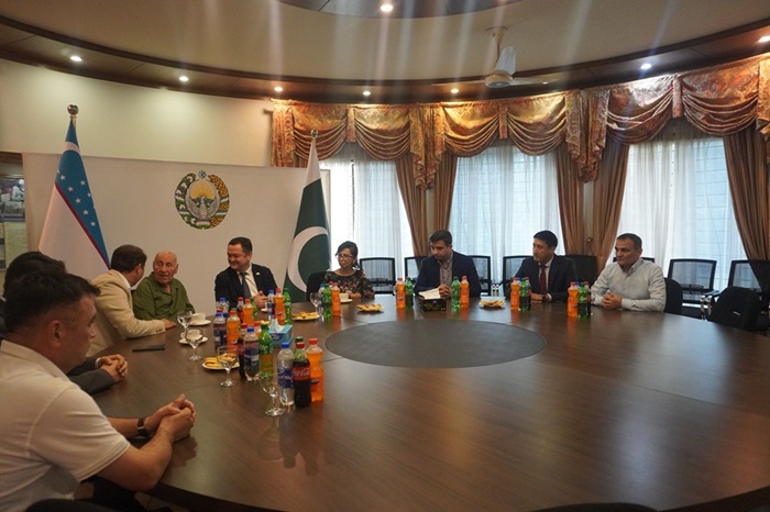 A Meeting with a Veteran of Uzbek Diplomacy, Renowned Urdu Expert and Translator Held at the Embassy