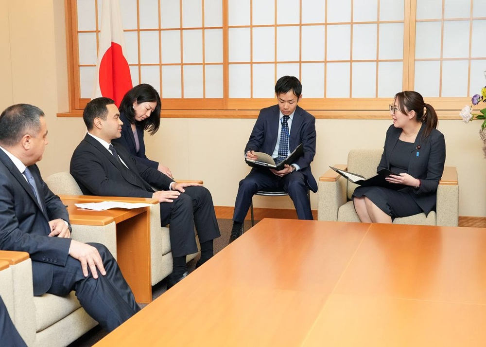 On the Meeting with the Parliamentary Vice-Minister for Foreign Affairs of Japan