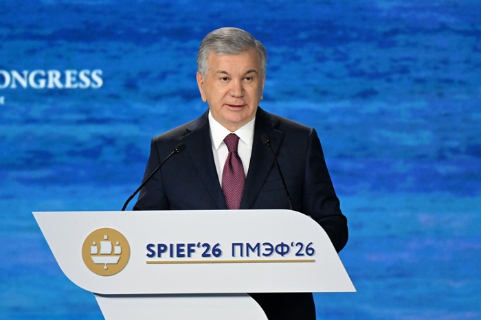 Выступление Президента Республики Узбекистан Шавката Мирзиёева на Петербургском международном экономическом форуме