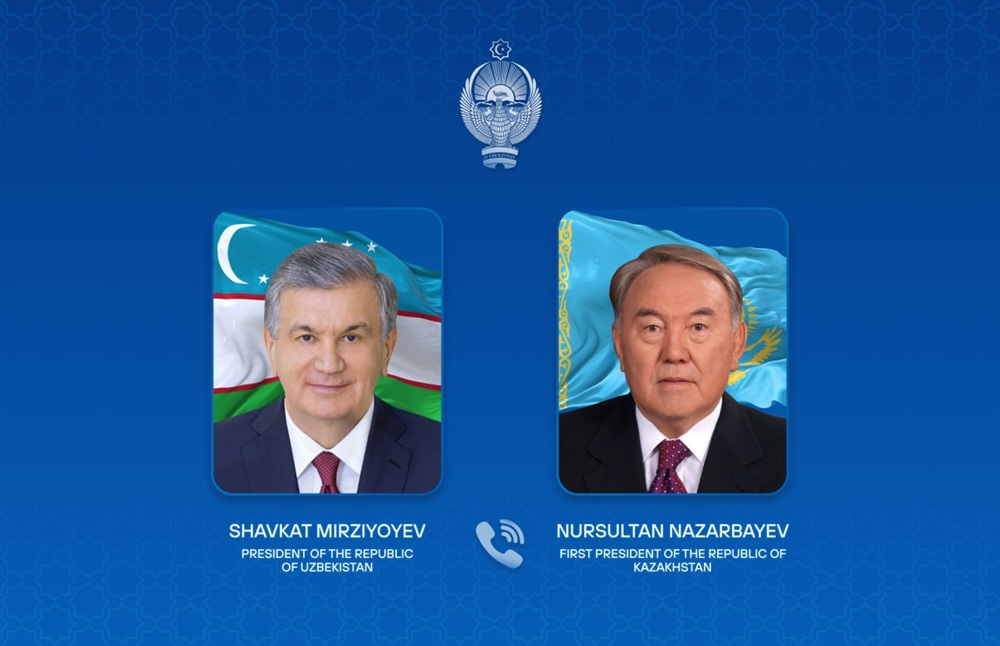 Oʻzbekiston Prezidenti Qozogʻistonning birinchi Prezidentini tabrikladi