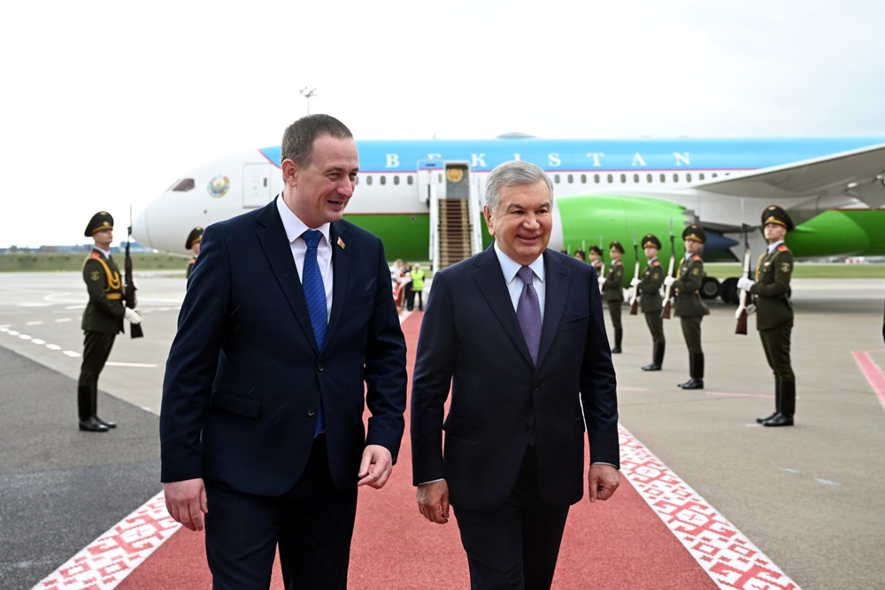 Oʻzbekiston Prezidentining Belarusga rasmiy tashrifi boshlandi