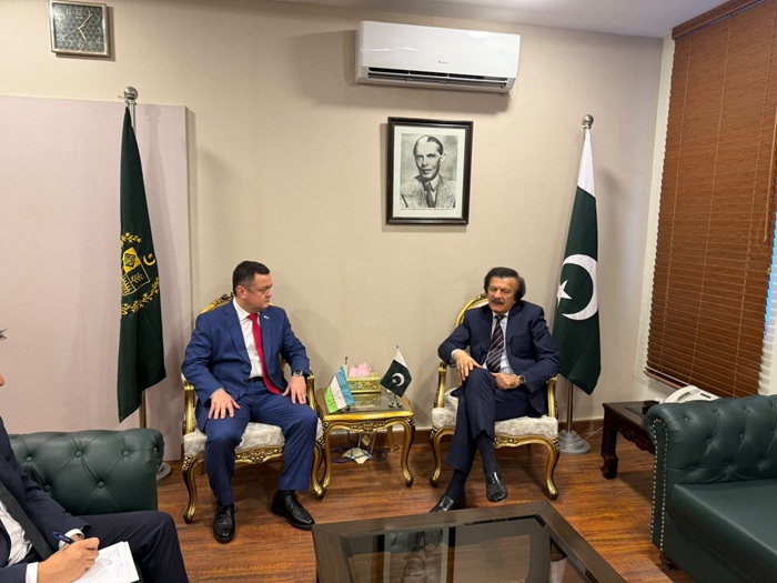 ازبکستان کے سفیر کی وزیرِاعظم پاکستان کے خصوصی معاون سے ملاقات