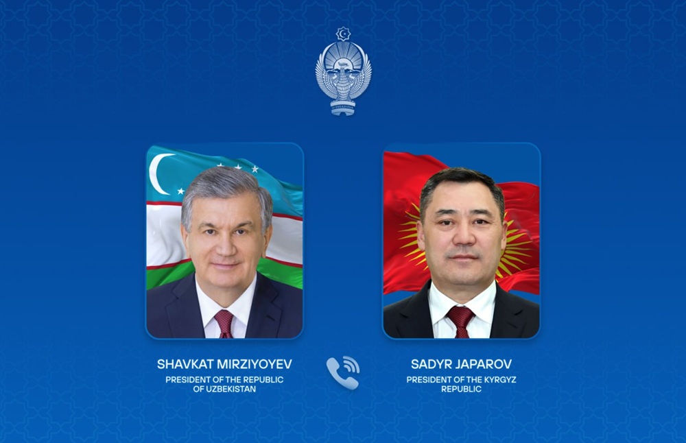 Президенты Узбекистана и Кыргызстана провели телефонный разговор