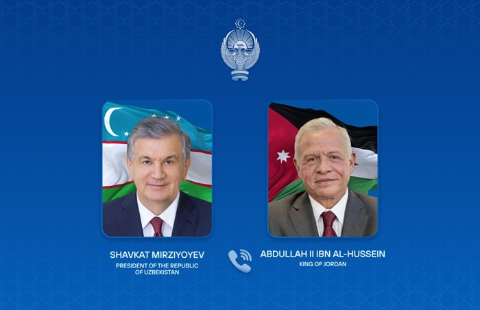 King of Jordan congratulates President of Uzbekistan