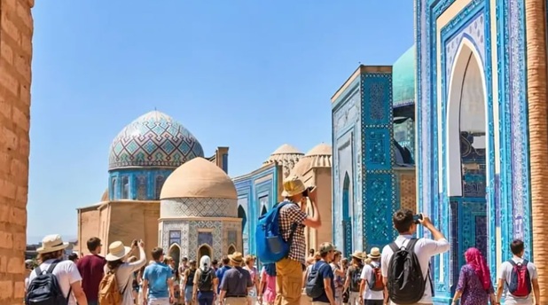 Yilning dastlabki yetti oyida Oʼzbekistonga 7,7 milliondan ortiq xorijiy sayyoh tashrif buyurdi