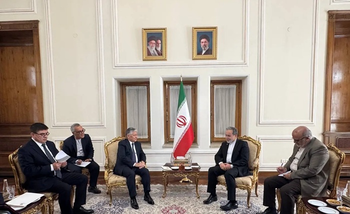 ایران کے وزیرِ خارجہ سے ملاقات کے بارے میں