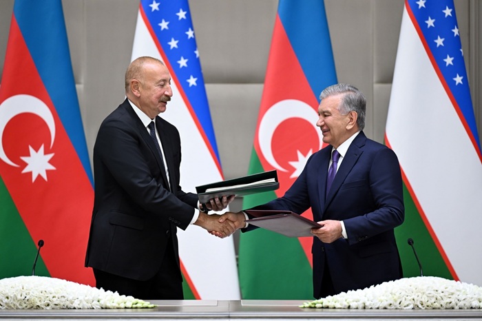 Presidents of Uzbekistan and Azerbaijan sign historic Treaty on Eternal Friendship