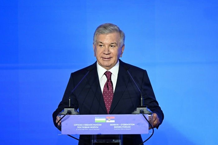 Президенты Узбекистана и Сербии приняли участие в совместном бизнес-форуме