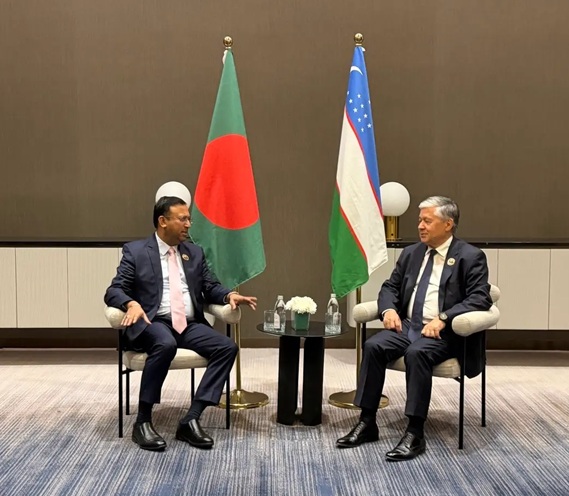 Meeting of the First Deputy Foreign Minister of Uzbekistan with the State Minister for Foreign Affairs of Bangladesh